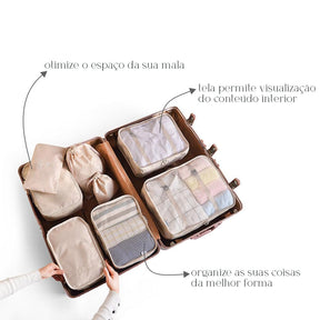 Kit Organizador de Viagem Arquito